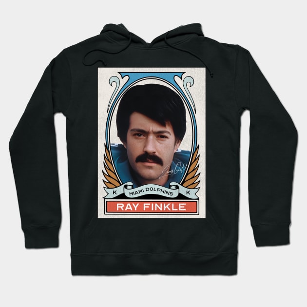 Ray Finkle Football Trading Card Hoodie by darklordpug